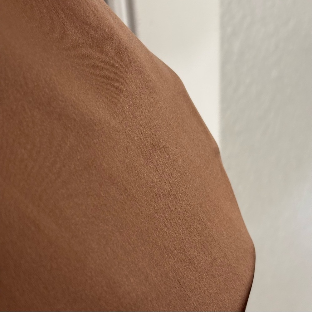 Reformation Satin Midi Dress in Rose Gold - Picture 9 of 12